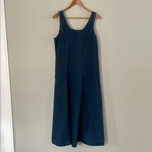 Vintage Denim Jumper Dress